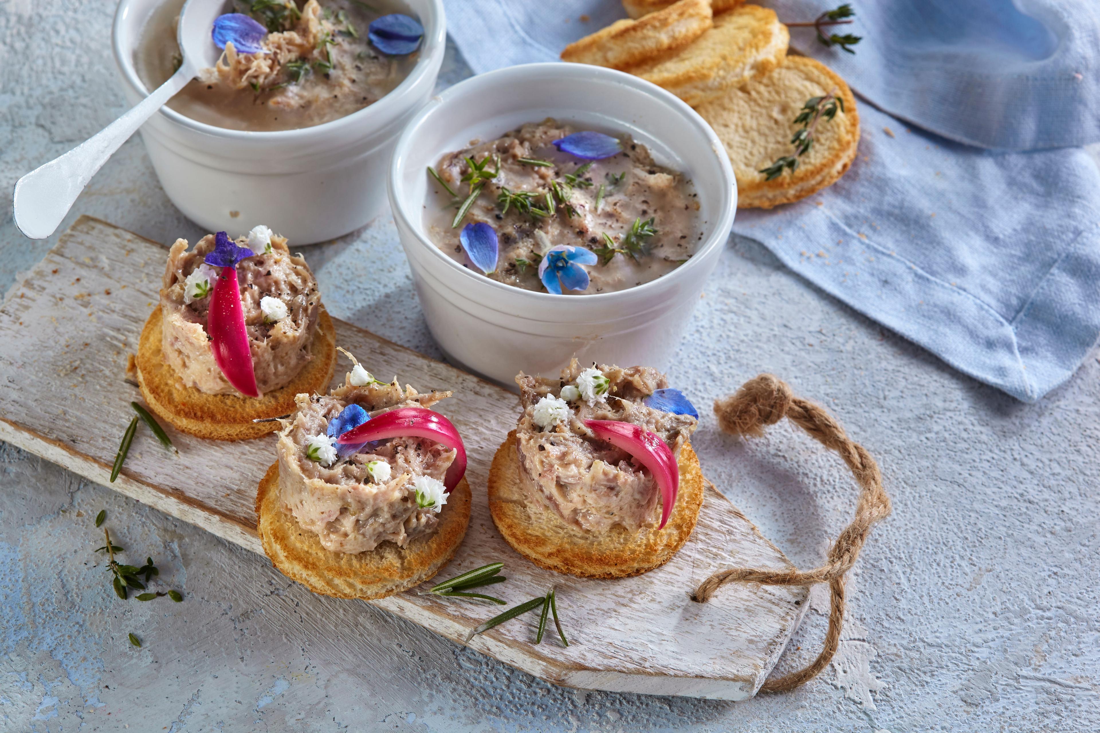 Kačacie rillettes