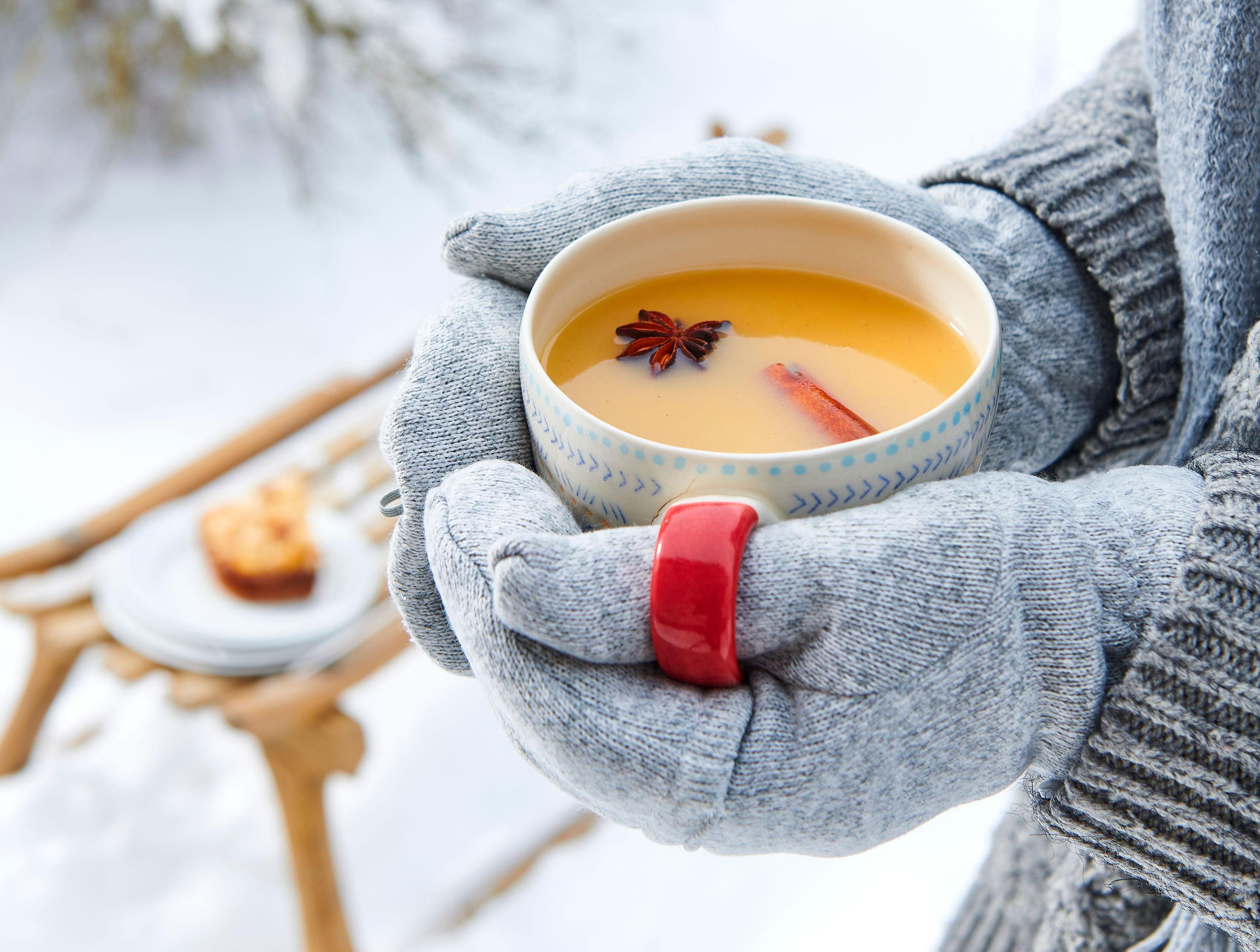 Horúci hruškový džús na mrazivé dni