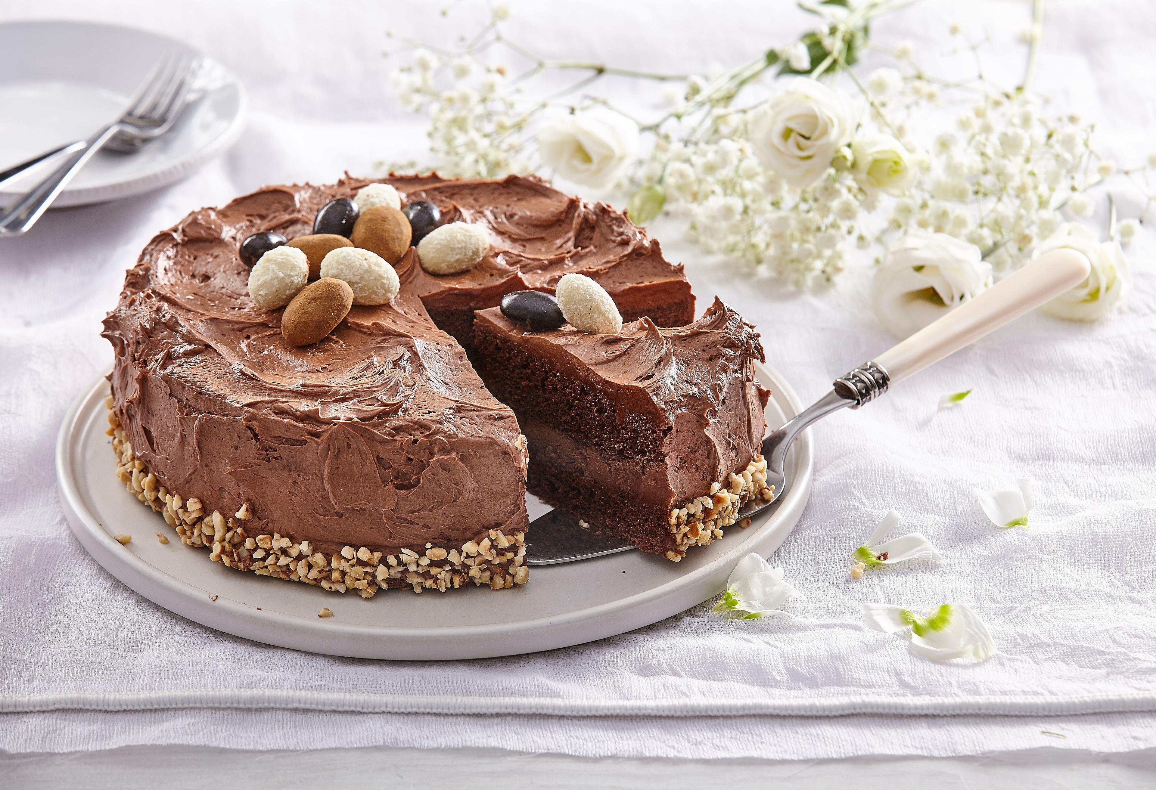 Čokoládová veľkonočná torta