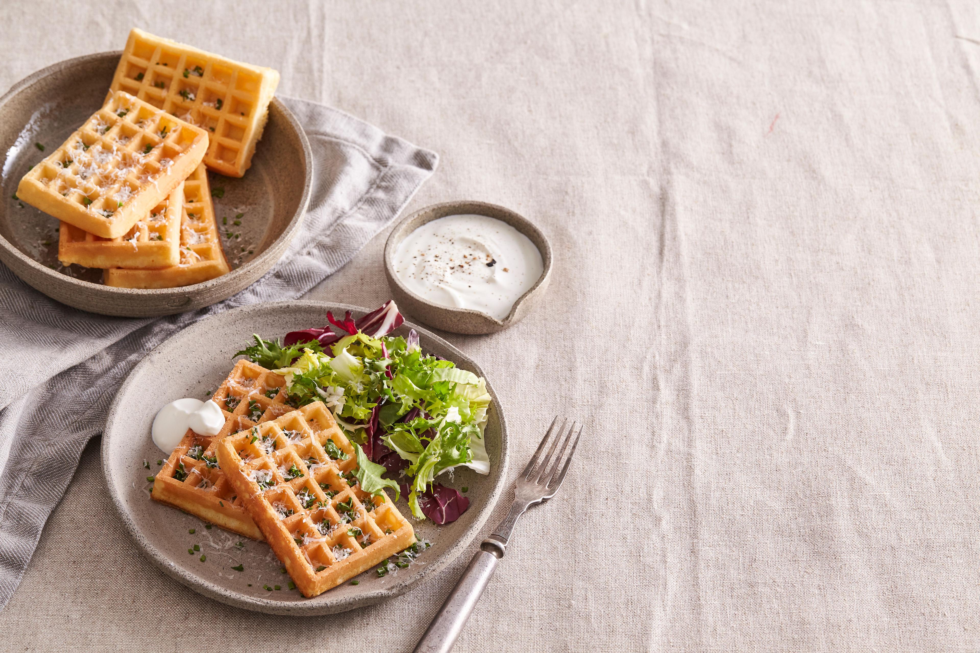 Syrové wafle