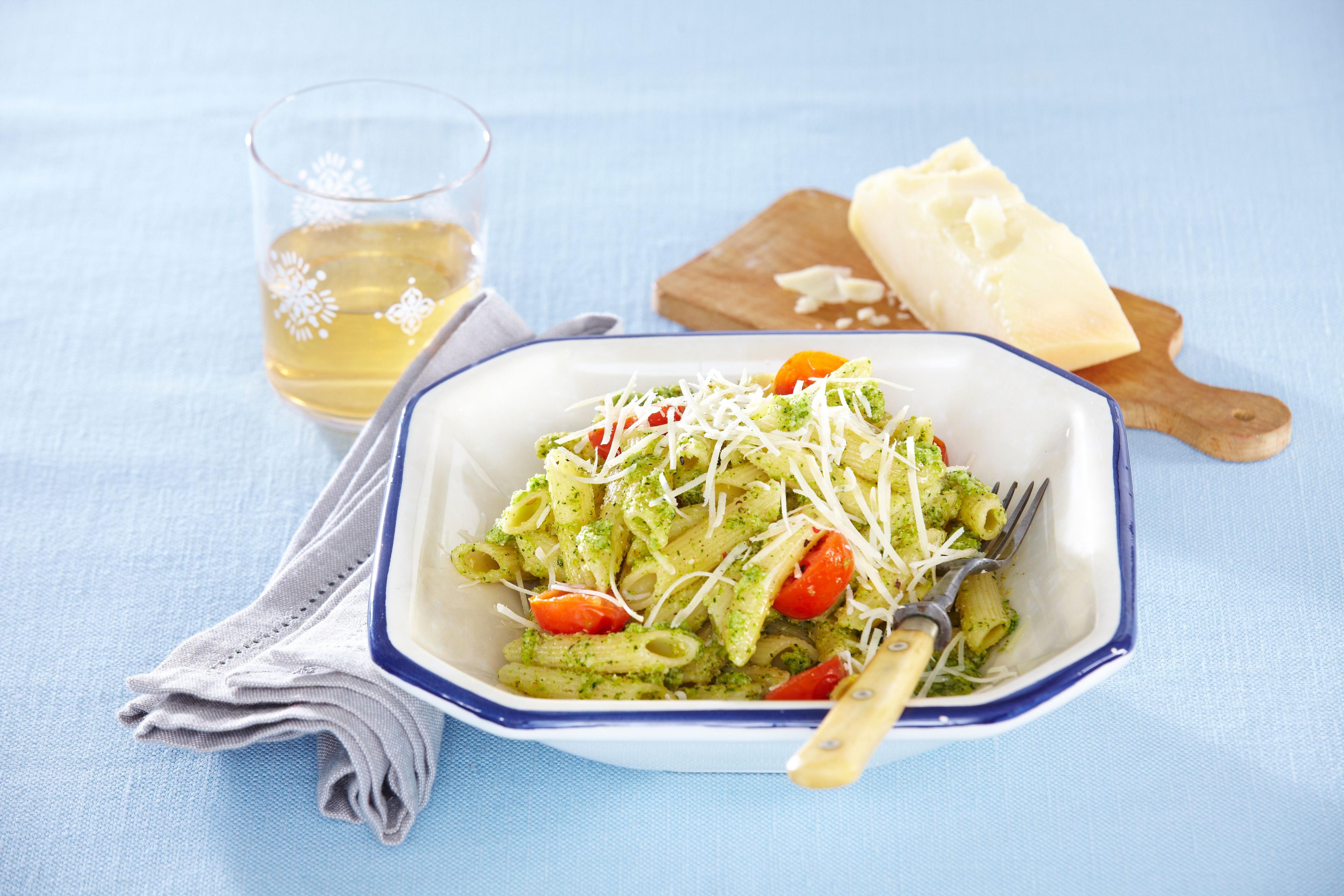 Cestoviny s brokolicovým pestom