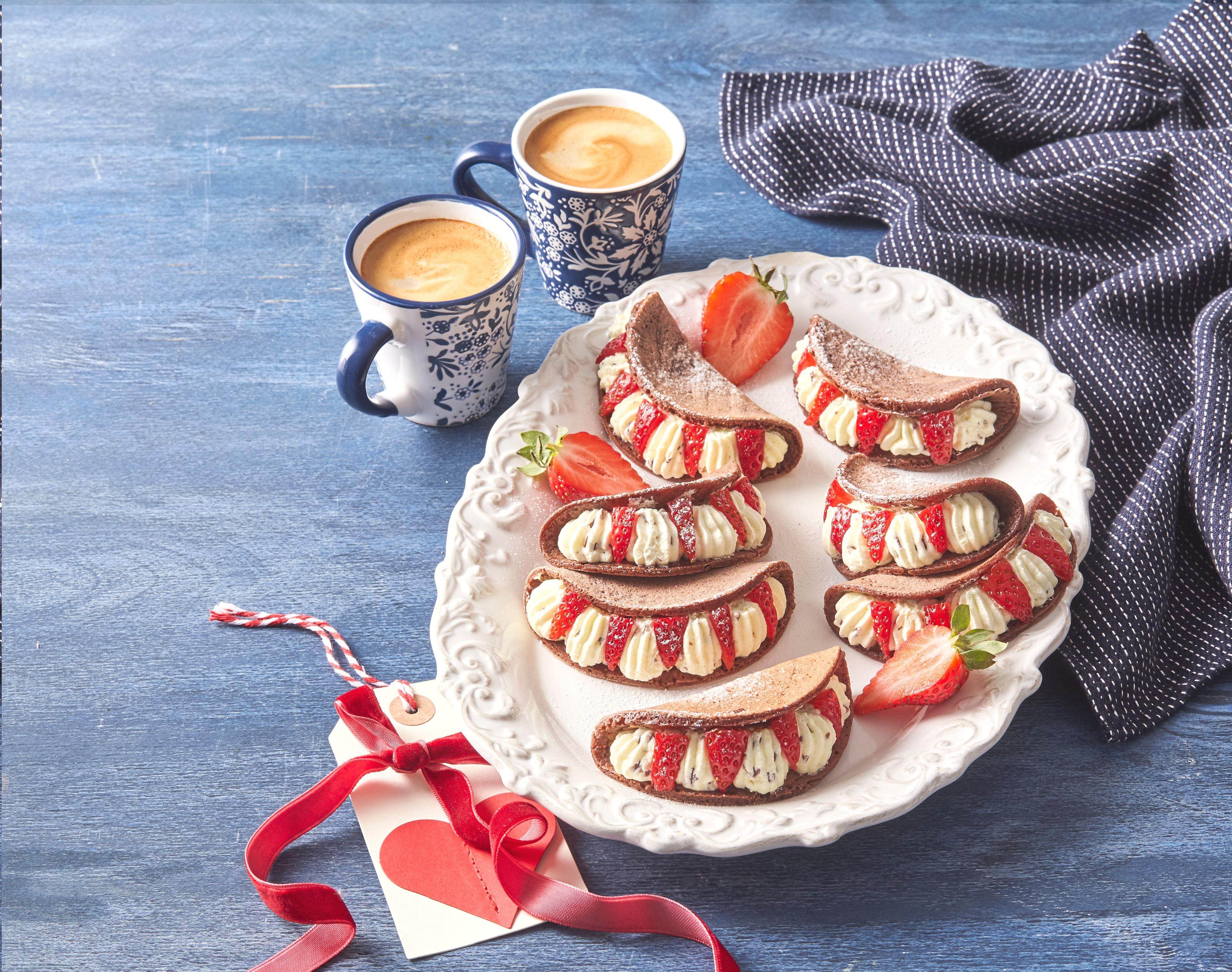 Palacinky so straciatella šľahačkou