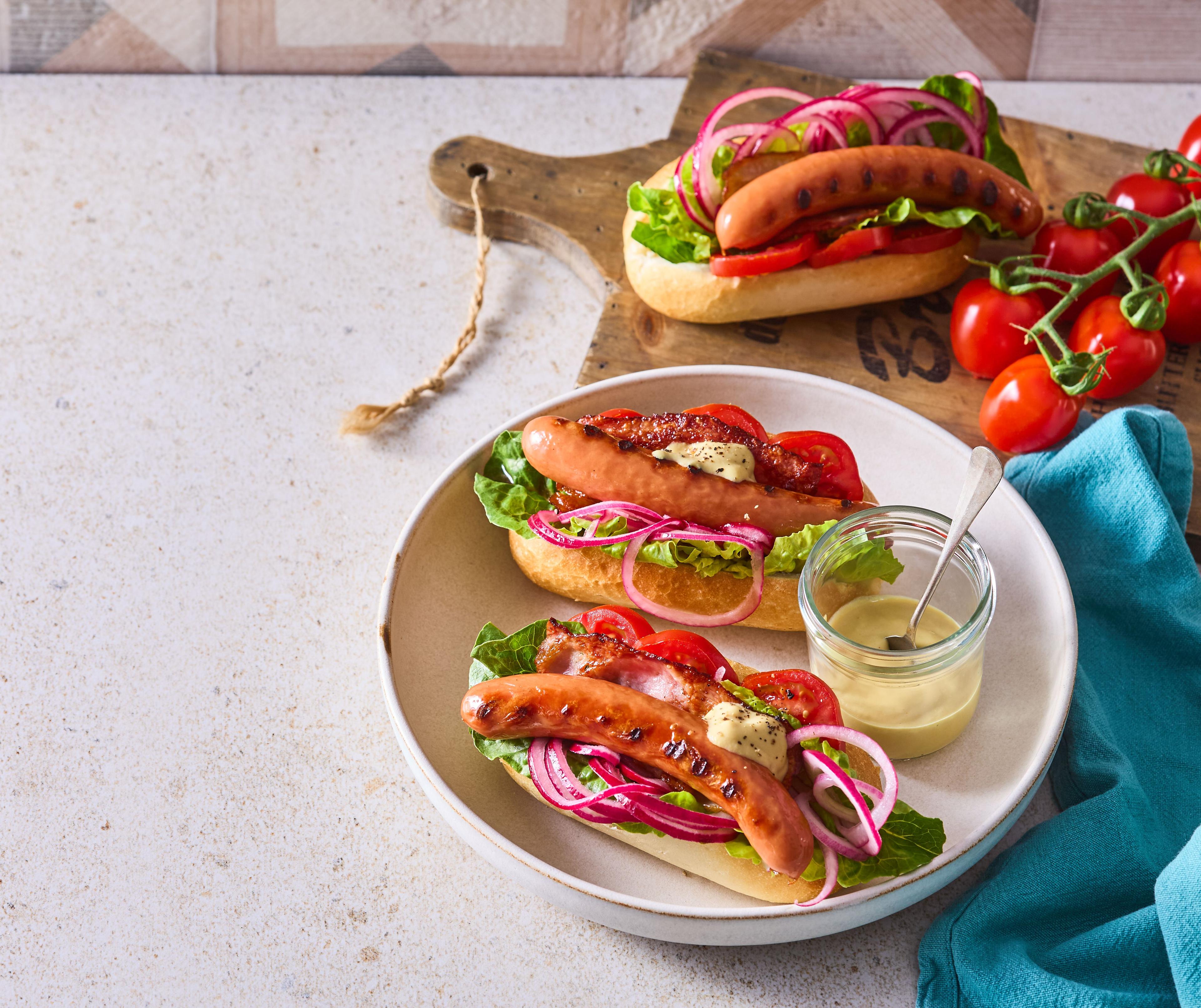Grilovaný hot dog