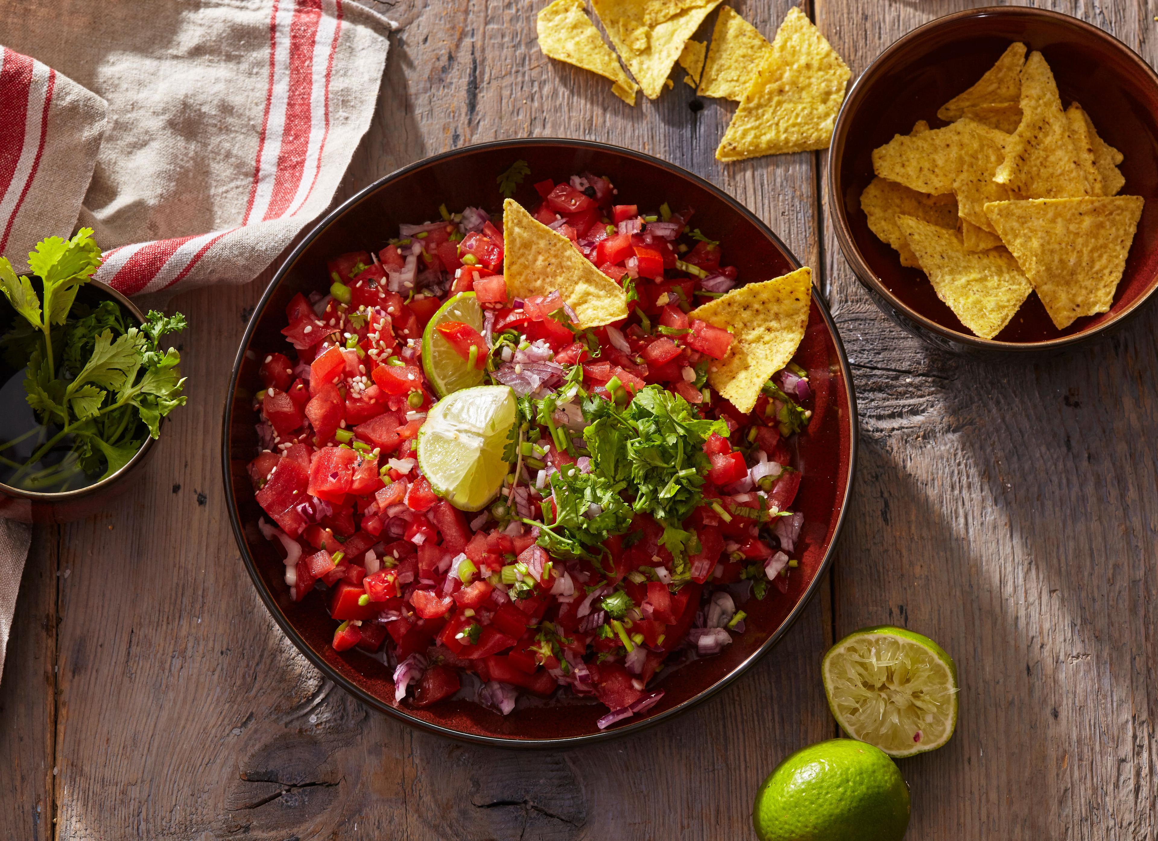 Paradajková salsa pico de gallo