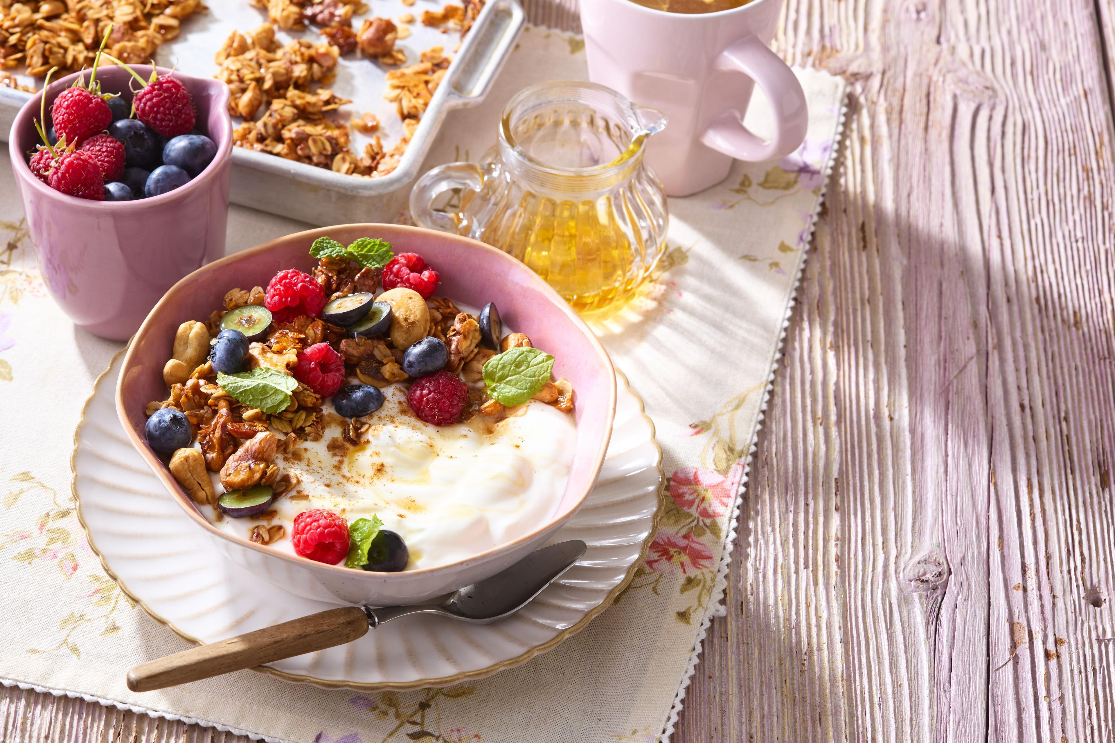 Domáca granola s vlašskými orechmi