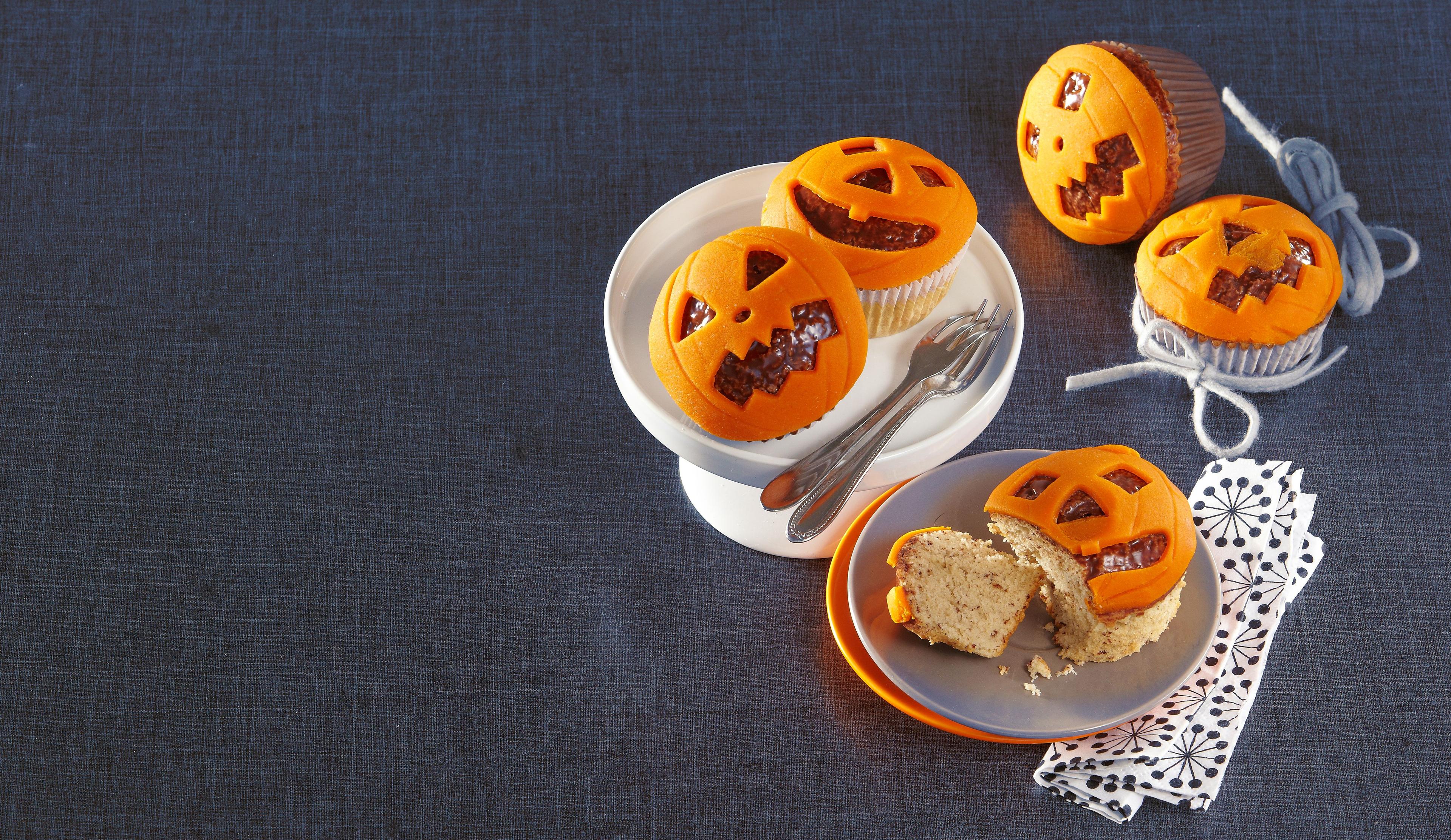 Hallowenske orieškové muffiny