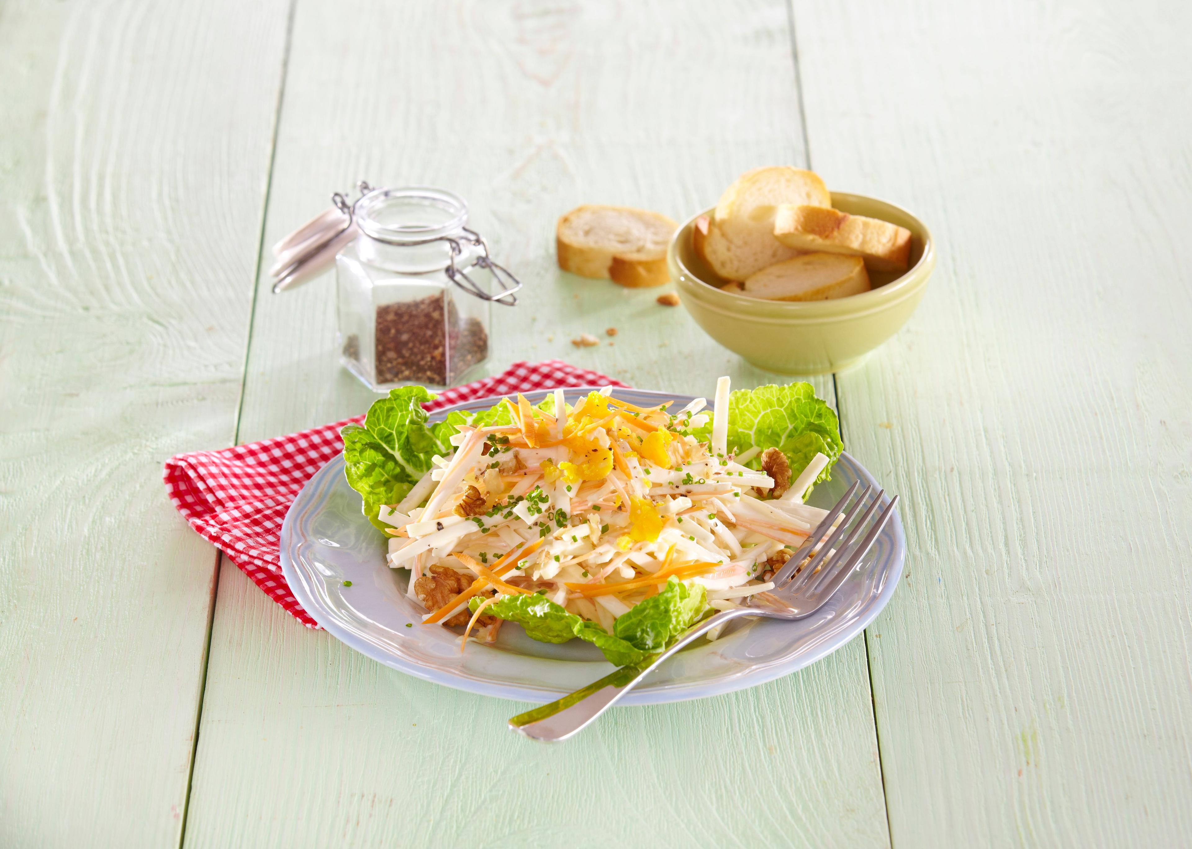 Zelerový majonézový šalát