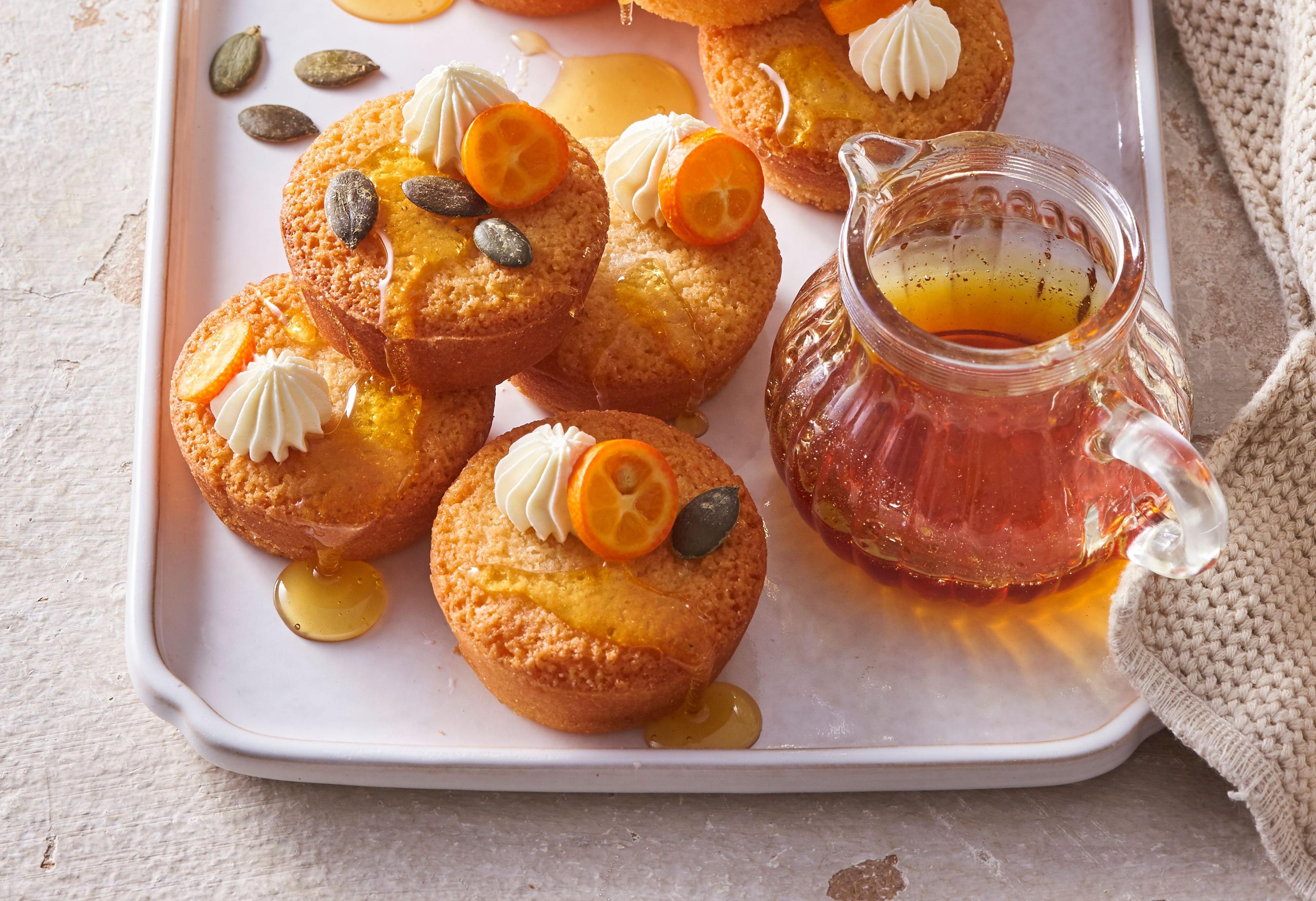 Medové muffiny s tekvicovými semienkami