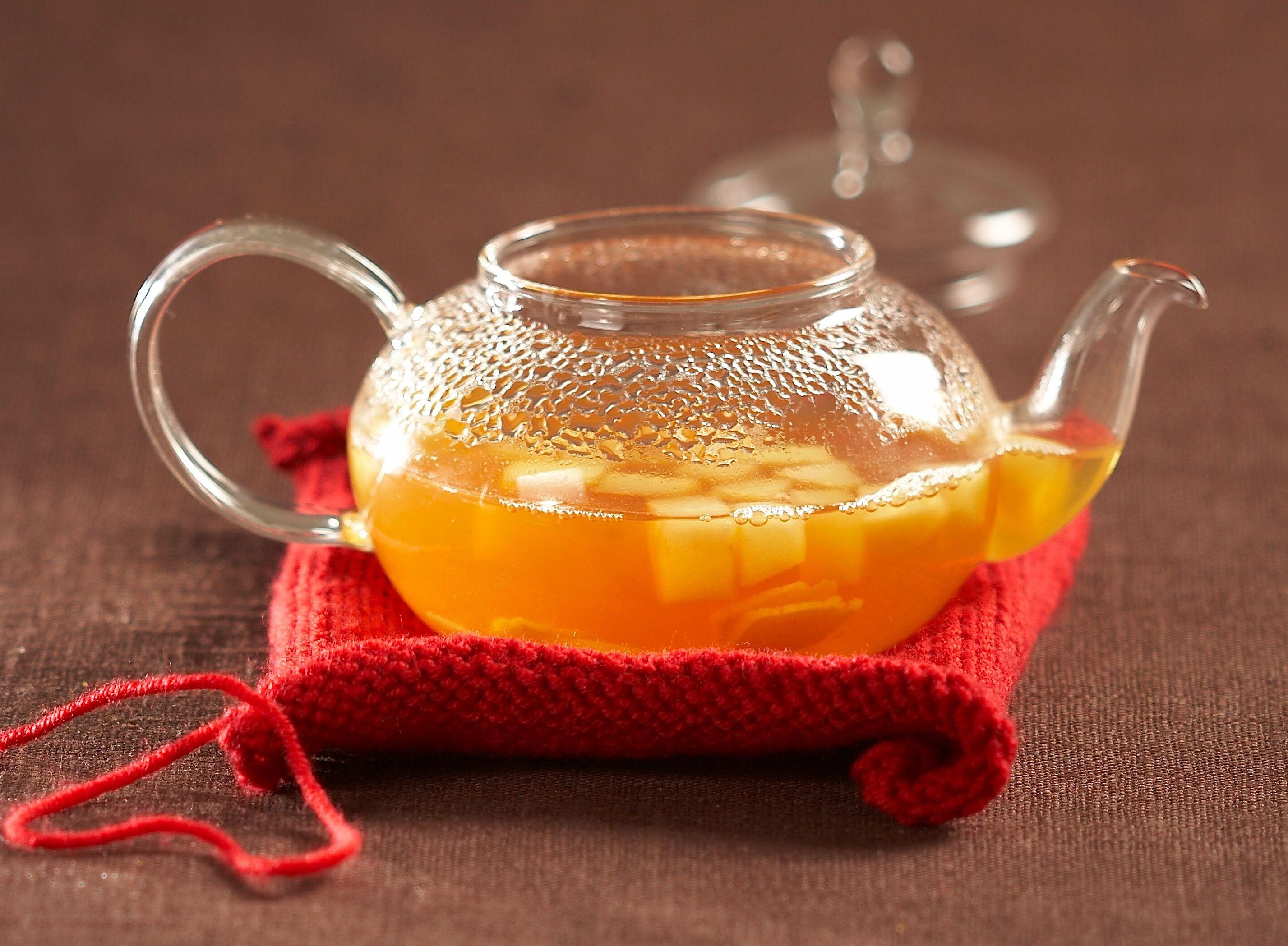 Jablkový čaj so zázvorom