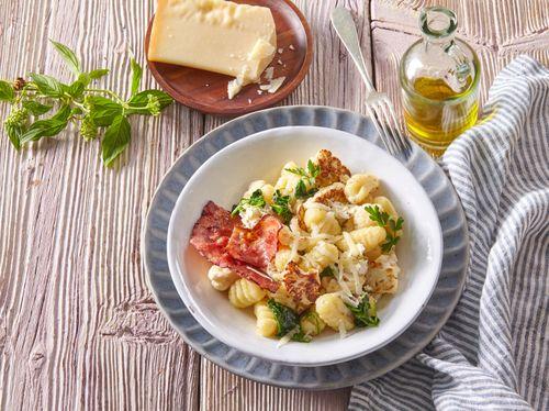 Zemiakové gnocchi s karfiolom a ricottou