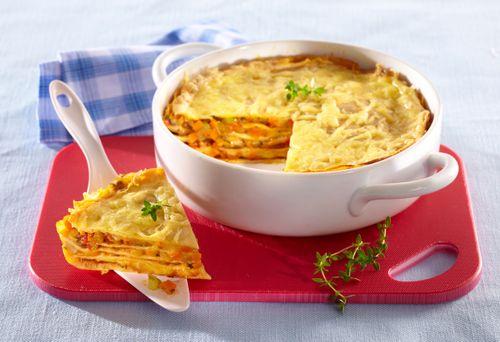 Palacinkové lasagne so zeleninou