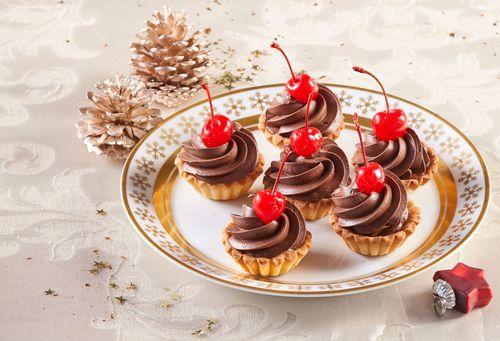 Parížske košíčky s čokoládovým krémom