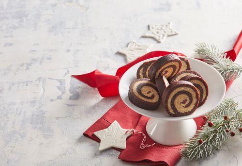 Nepečené roládky s brusnicami