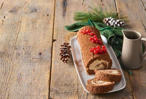 Perníková roláda s mascarpone a vaječným likérom