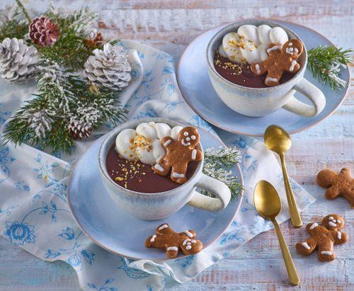 Krémová horúca čokoláda s perníkovým korením
