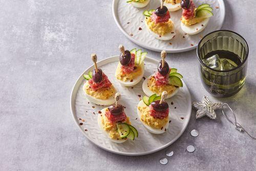 Silvestrovské vajíčkové lodičky