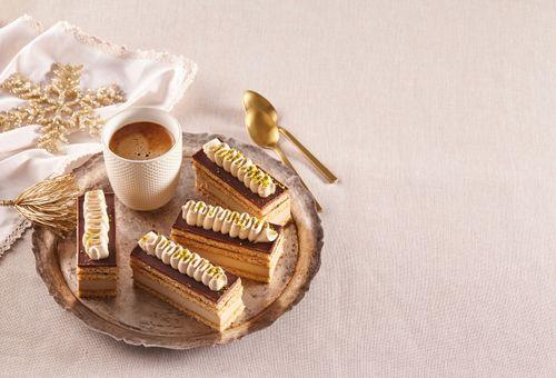 Sviatočné kávové rezy