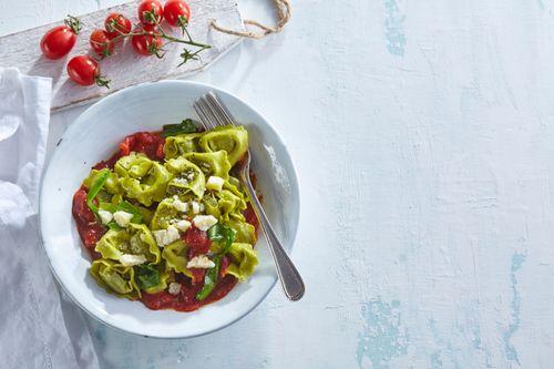 Tortellini s medvedím cesnakom