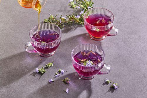 Modrý čaj s citrónovým karamelom