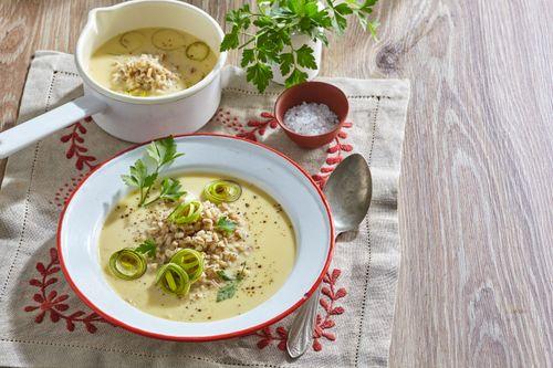 Krúpová fašiangová polievka