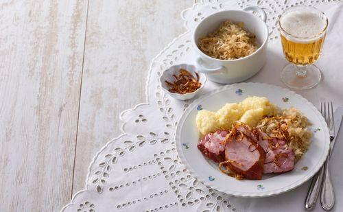 Bosáky s kyslou kapustou a údeným mäsom