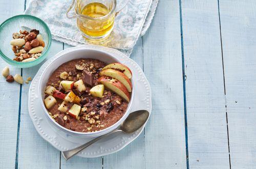 Orieškovo-ovsená kaša s čokoládou