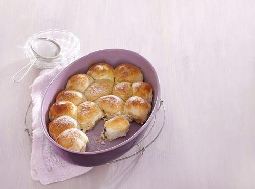 Trhacie buchty z lístkového cesta