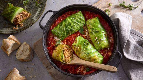 Kapustové rolky so šošovicou