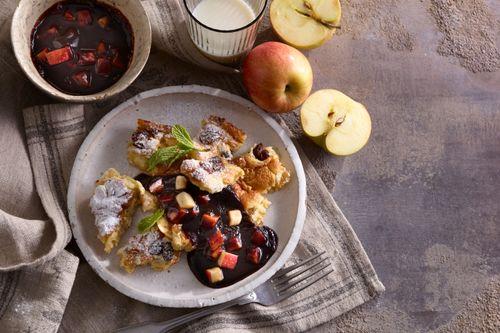 Cisársky trhanec s ovocnou omáčkou