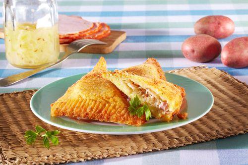 Oškvarkové pirohy s kyslou kapustou