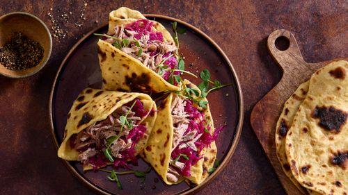 Trhané kačacie mäso a domáce lokše