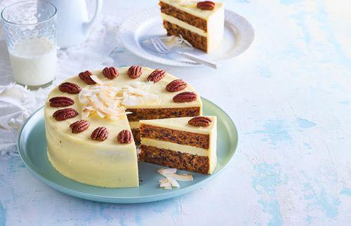 Mrkvová torta s pekanovými orechmi