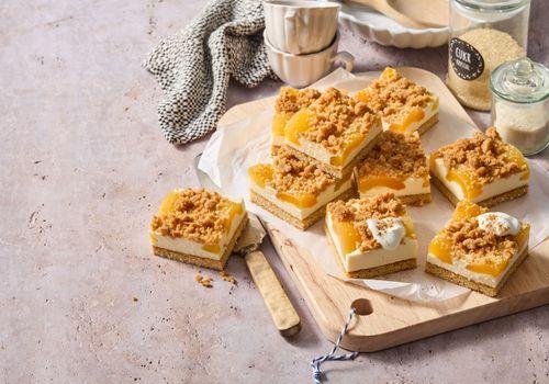 Marhuľové kocky s kyslou smotanou