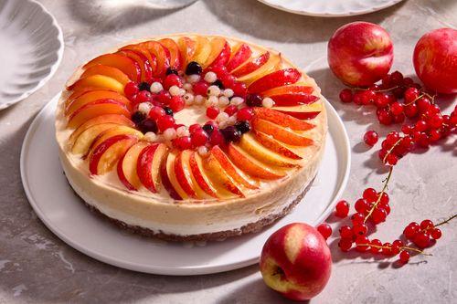 Nepečená ovocná torta