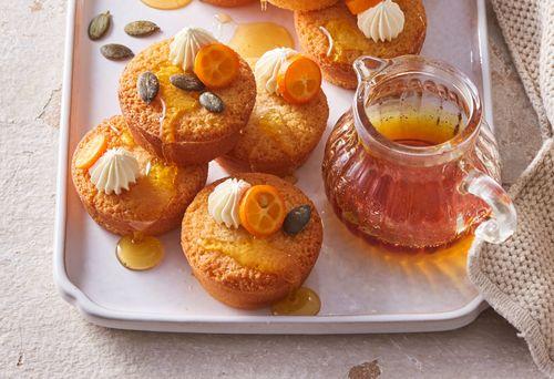 Medové muffiny s tekvicovými semienkami