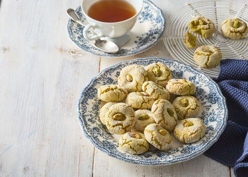 Chrumkavé pistáciové sušienky