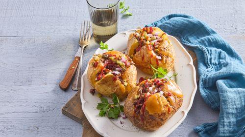 Pečené zemiaky s mletým mäsom