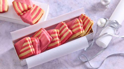 Malinové linecké koláčiky