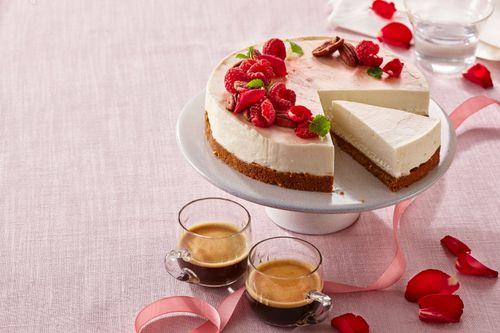 Valentínsky zázvorový cheesecake