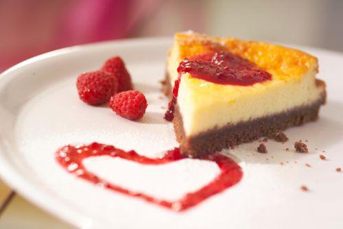 Valentínsky cheesecake