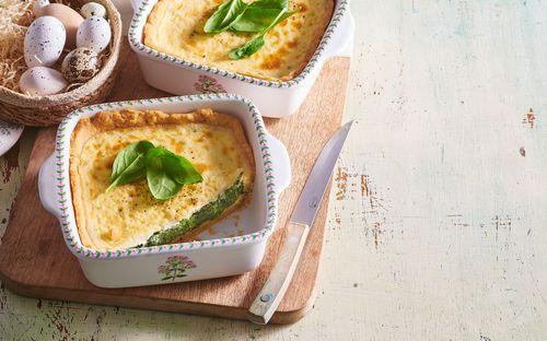 Špenátový quiche s kozím syrom