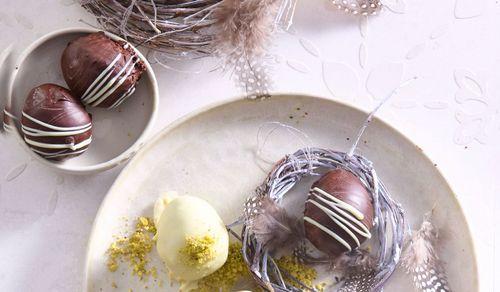 Dubajské veľkonočné vajíčka z pistáciového krému