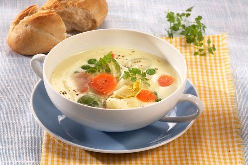 Syrová polievka so zeleninou