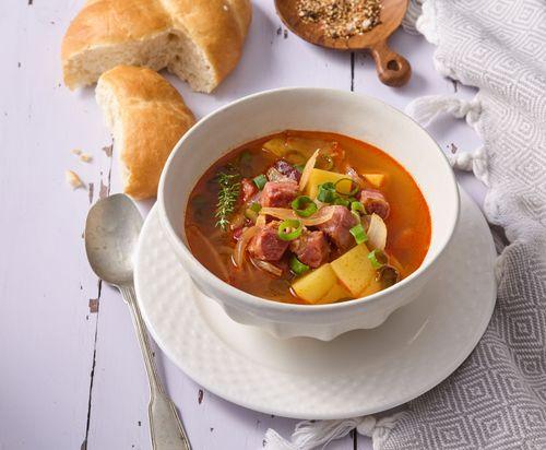 Údená polievka so zemiakmi