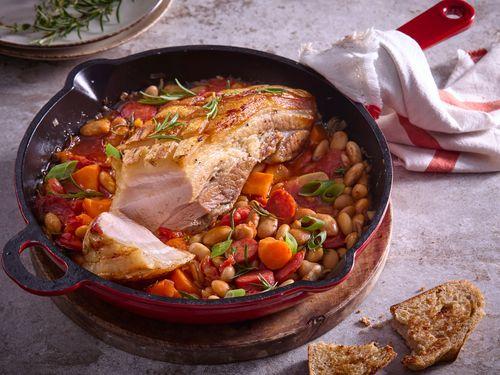 Cassoulet s bravčovým mäsom