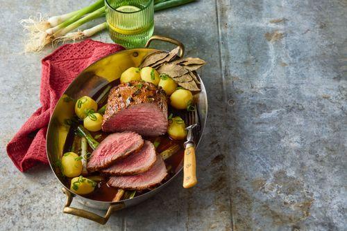 Korenené pečené hovädzie plece