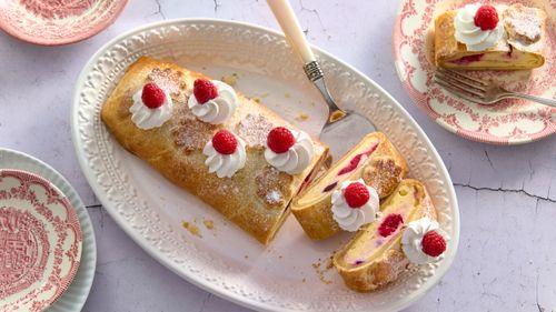 Tvarohový závin s ovocím