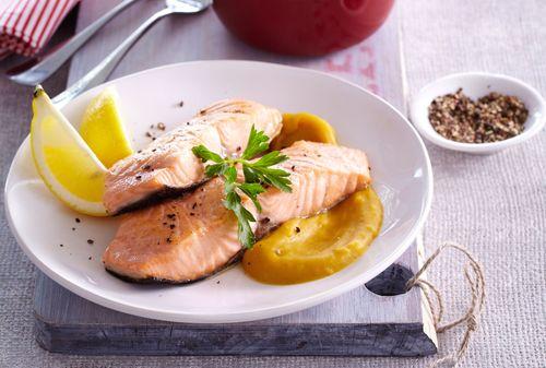 Losos s gaštanovým pyré