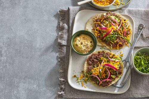 Tacos placky s mletým mäsom