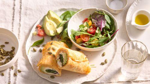 Mrkvový wrap so syrom